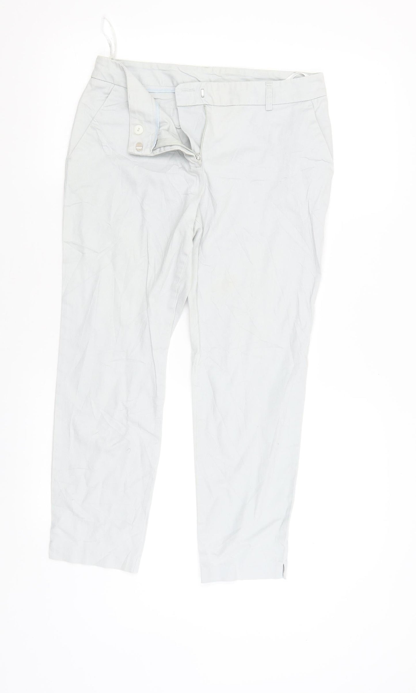 Womens UK Size 10 Dorothy Perkins Regular Fit Jegging Grey Trousers
