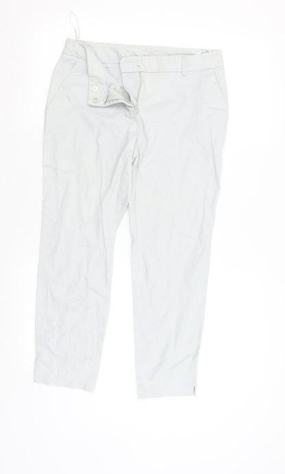 Womens UK Size 10 Dorothy Perkins Regular Fit Jegging Grey Trousers