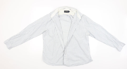 Mens UK Size XL Hammond & CO White  Button-Up Long Sleeve Casual Shirt