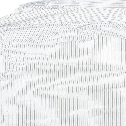 Mens UK Size XL Hammond & CO White  Button-Up Long Sleeve Casual Shirt