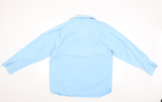 Mens UK Size L Gap Blue  Button-Up Long Sleeve Casual Shirt