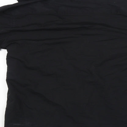 Primark Mens Black    Button-Up Size 14.5
