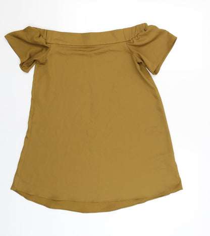 Womens UK Size 10 New Look Beige Camisole Blouse