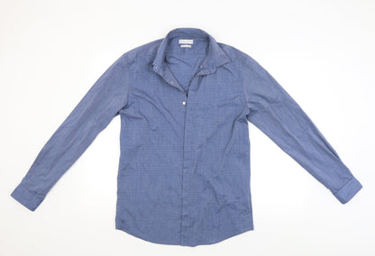 Red Herring Mens Blue    Button-Up Size 15.5