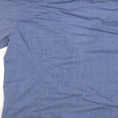 Red Herring Mens Blue    Button-Up Size 15.5