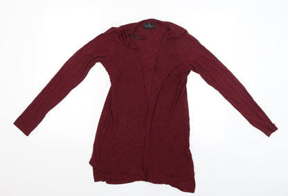 Wardrobe Essentials Womens Red   Cardigan Jumper Size 10