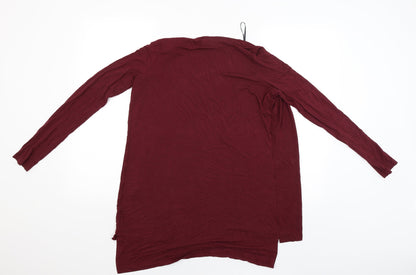 Wardrobe Essentials Womens Red   Cardigan Jumper Size 10