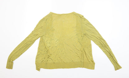 Womens UK Size S Planet Gold Basic Blouse
