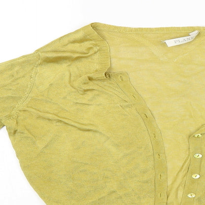 Womens UK Size S Planet Gold Basic Blouse