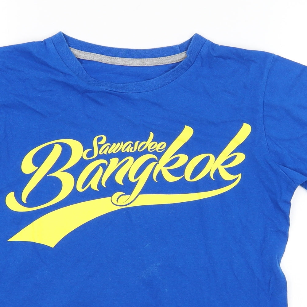 Bangkok Mens Blue    T-Shirt Size S