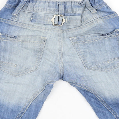 Denim Collection Girls Blue   Biker Shorts Size 5 Years