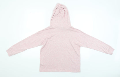 M&S Girls Pink   Pullover Hoodie Size 12-13 Years