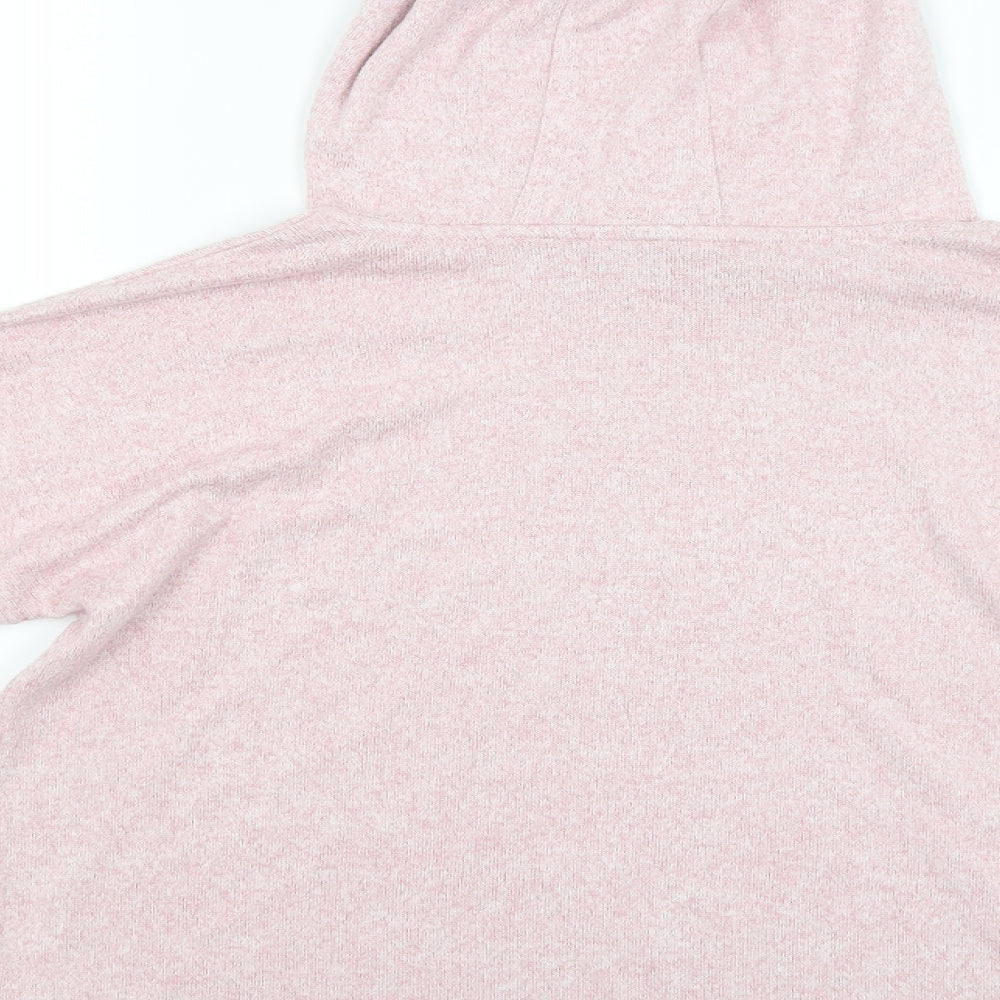 M&S Girls Pink   Pullover Hoodie Size 12-13 Years