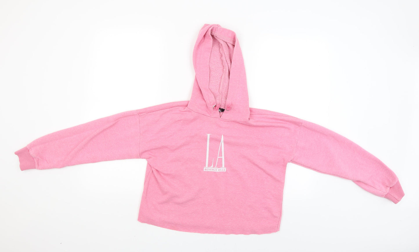 New Look Girls Pink   Pullover Hoodie Size 12-13 Years