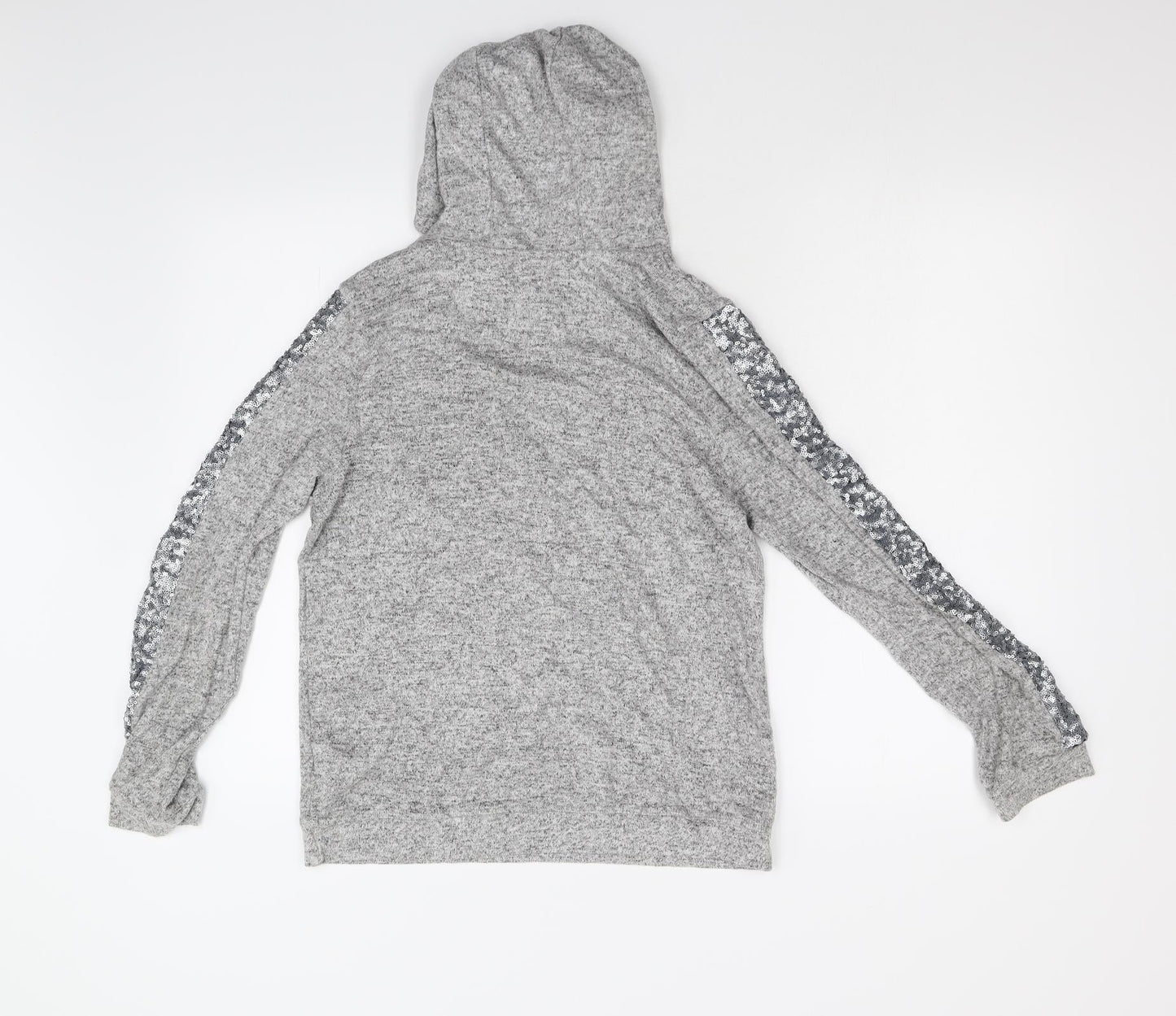 F&F Girls Grey   Pullover Hoodie Size 13-14 Years