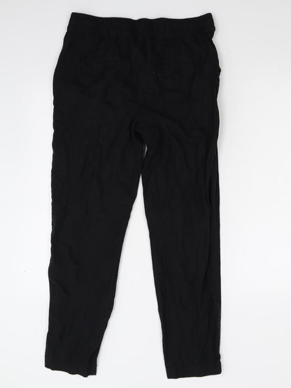 Primark Womens Black   Trousers  Size 12 L28 in