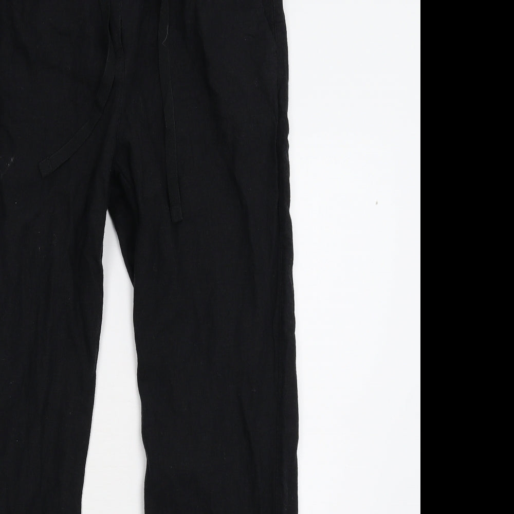 Primark Womens Black   Trousers  Size 12 L28 in