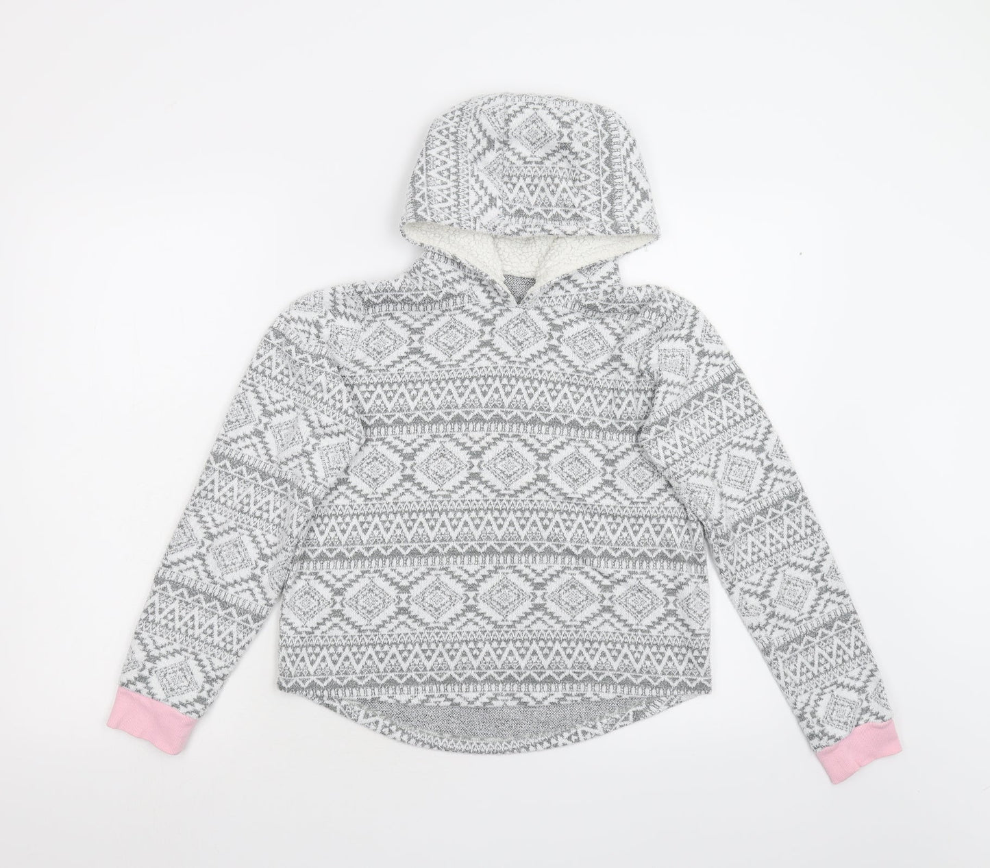 Preworn Girls   Fleece Pullover Hoodie Size 13 Years