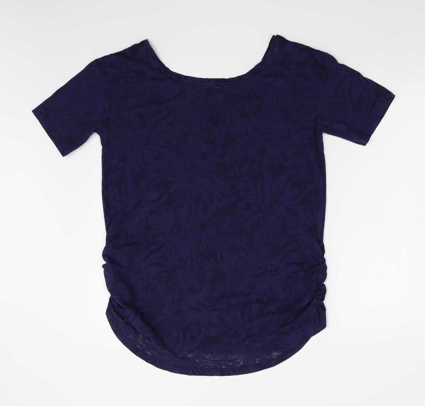 Womens UK Size 10 NEXT Blue Basic T-Shirt