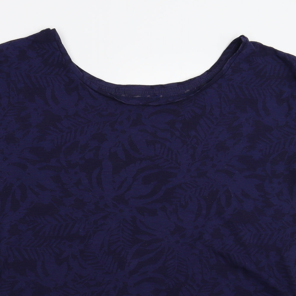 Womens UK Size 10 NEXT Blue Basic T-Shirt