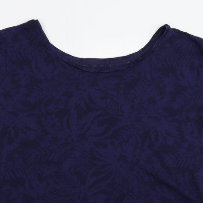 Womens UK Size 10 NEXT Blue Basic T-Shirt