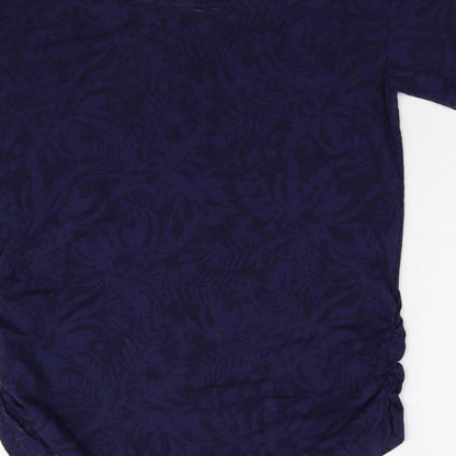 Womens UK Size 10 NEXT Blue Basic T-Shirt