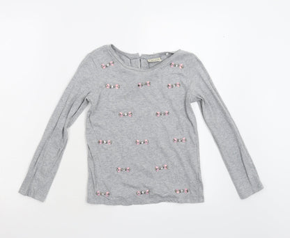 NEXT Girls Grey   Basic Polo Size 8 Years