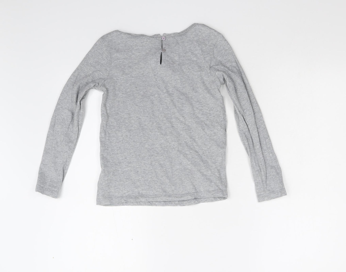 NEXT Girls Grey   Basic Polo Size 8 Years