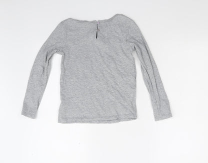 NEXT Girls Grey   Basic Polo Size 8 Years