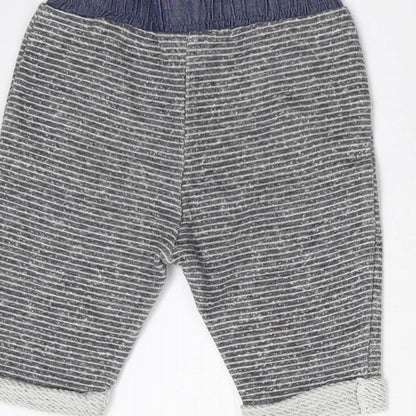 NEXT Baby Grey Striped  Sweatpants Leggings Size 0-3 Months
