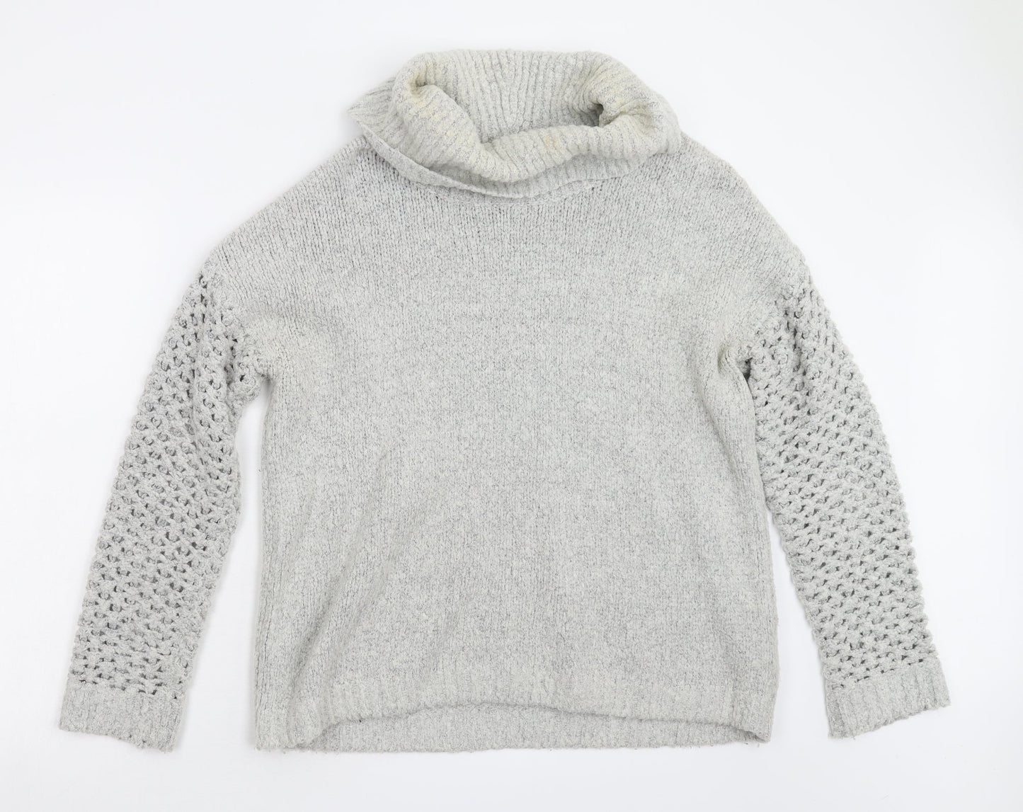 Peacocks Womens Grey   Pullover Jumper Size M