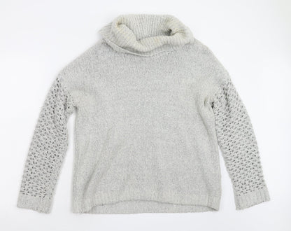 Peacocks Womens Grey   Pullover Jumper Size M