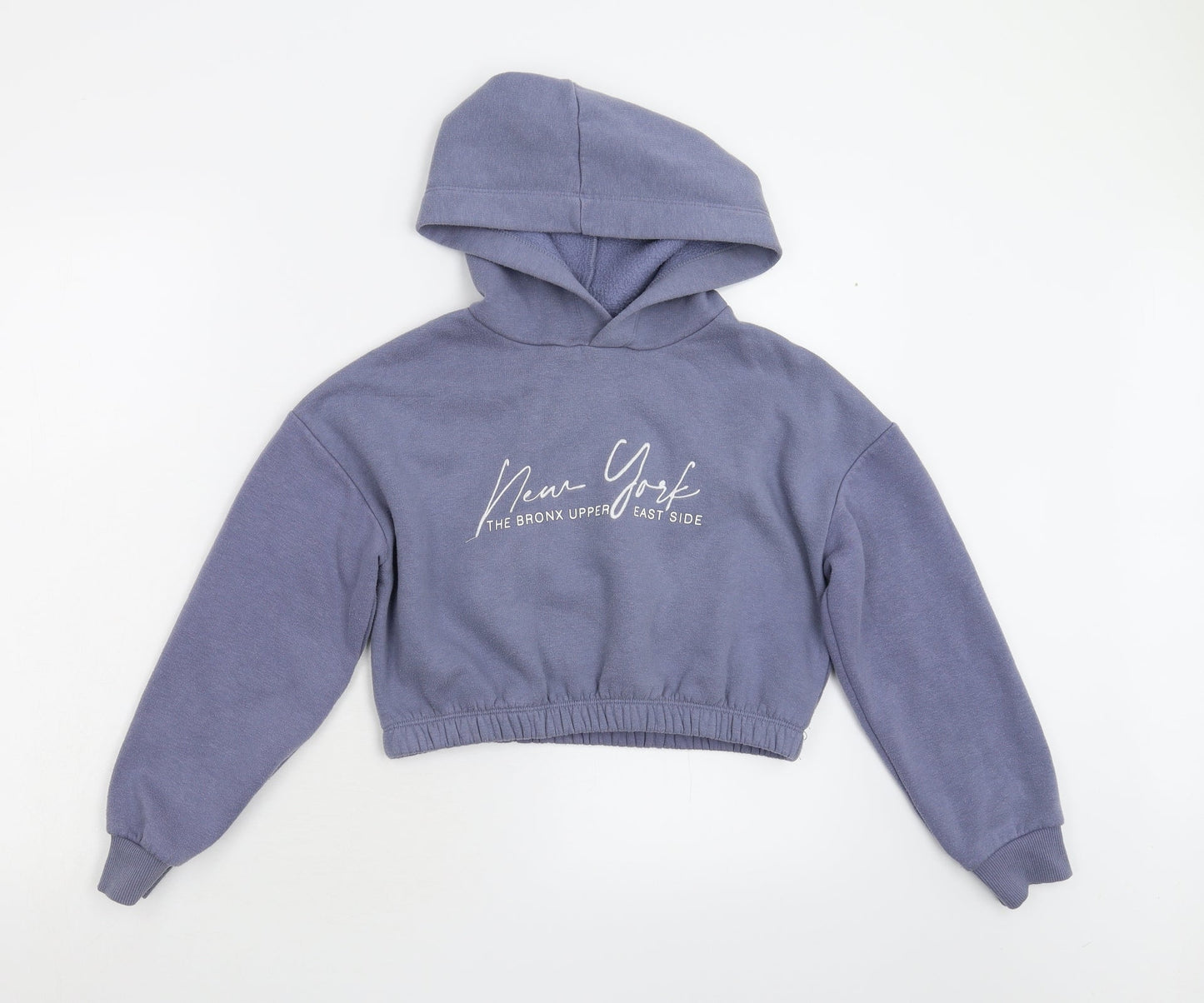 New Look Girls Blue   Pullover Hoodie Size 10-11 Years