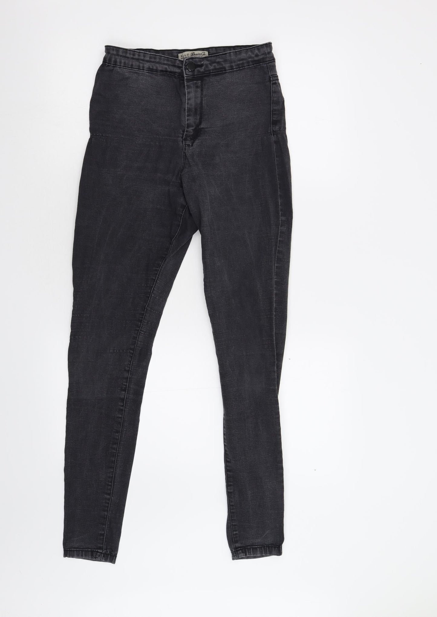 Primark Womens Black  Denim Skinny Jeans Size 8 L27 in
