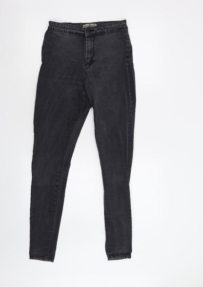 Primark Womens Black  Denim Skinny Jeans Size 8 L27 in