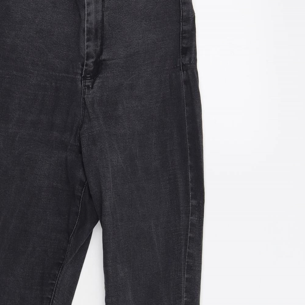 Primark Womens Black  Denim Skinny Jeans Size 8 L27 in