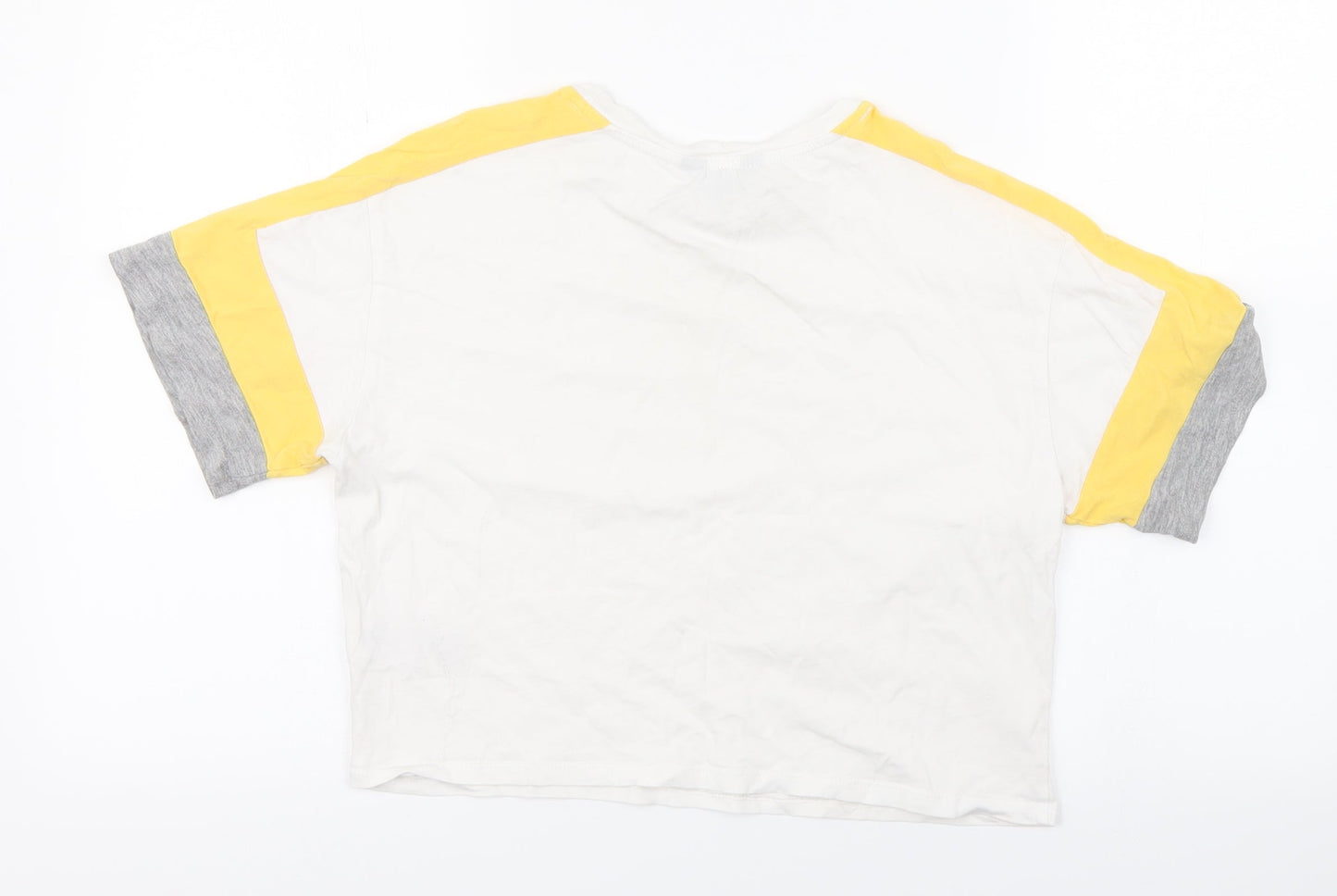 New Look Girls White   Cropped T-Shirt Size 12-13 Years