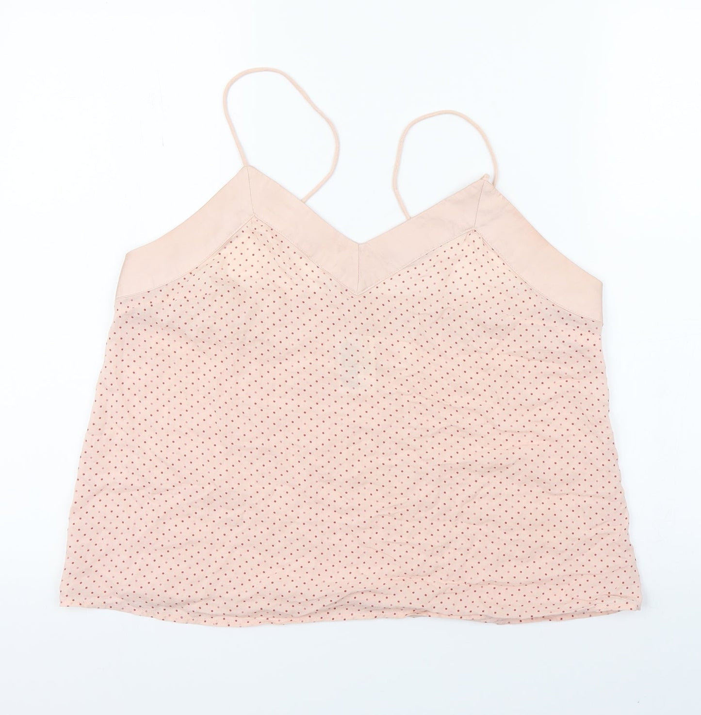 Womens UK Size M H&M Pink Basic Blouse