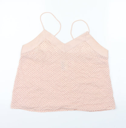Womens UK Size M H&M Pink Basic Blouse