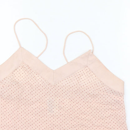 Womens UK Size M H&M Pink Basic Blouse