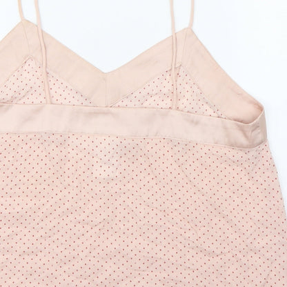 Womens UK Size M H&M Pink Basic Blouse