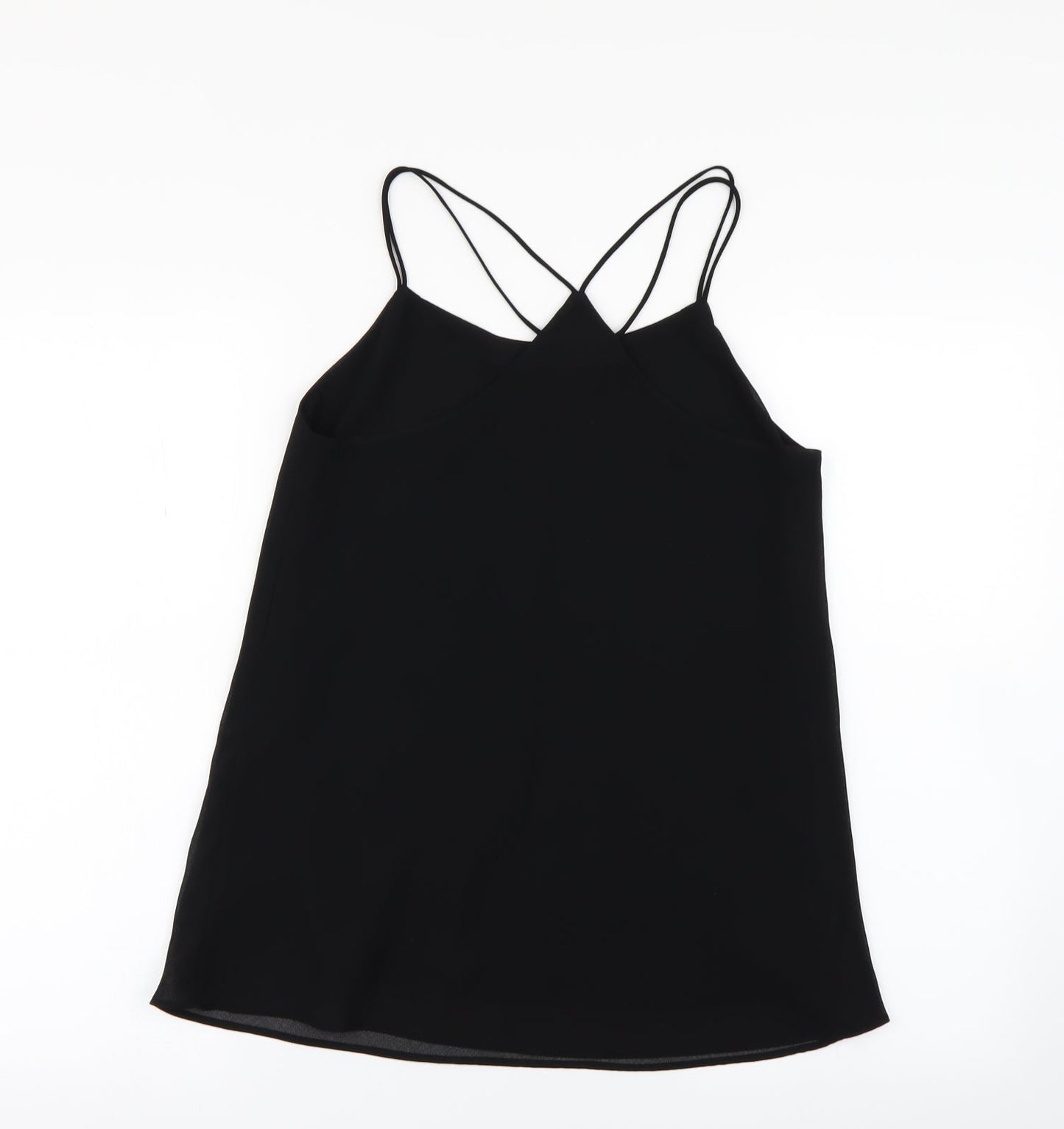 Womens UK Size 10 Quiz Black Basic Blouse
