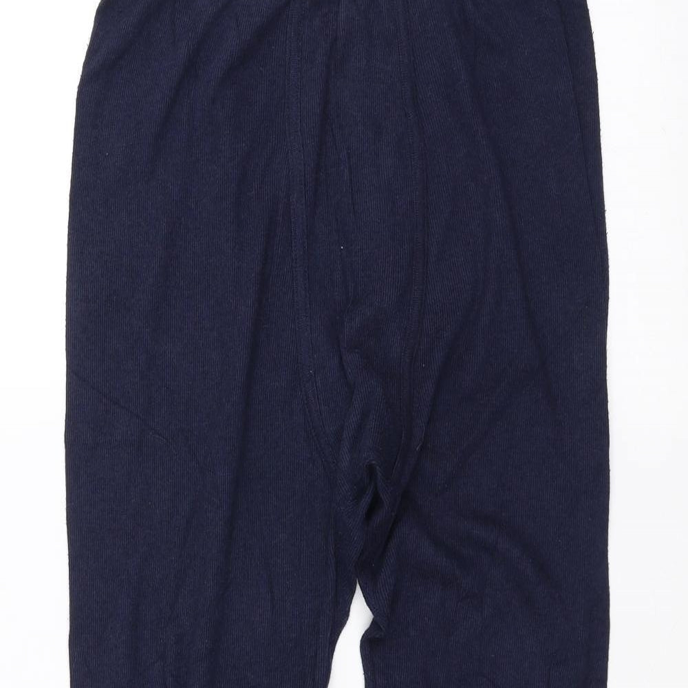 St Micheal Mens Blue   Trousers  Size M L25 in