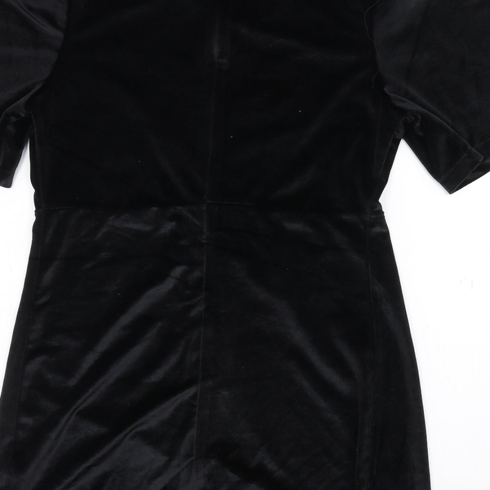 Cherry Paris Womens Black   T-Shirt Dress  Size S