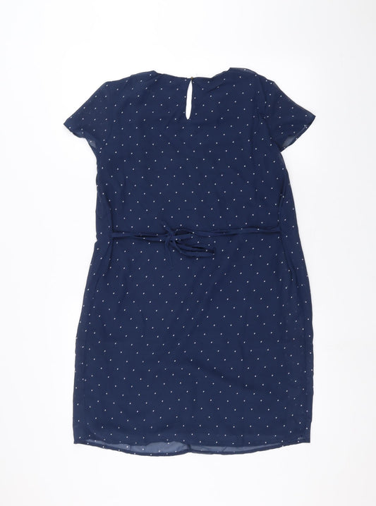 Womens UK Size M Calliope Blue Basic T-Shirt