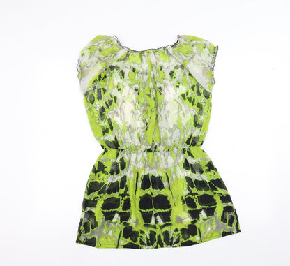 CM Clothing  Womens Green   Basic Blouse Size 10