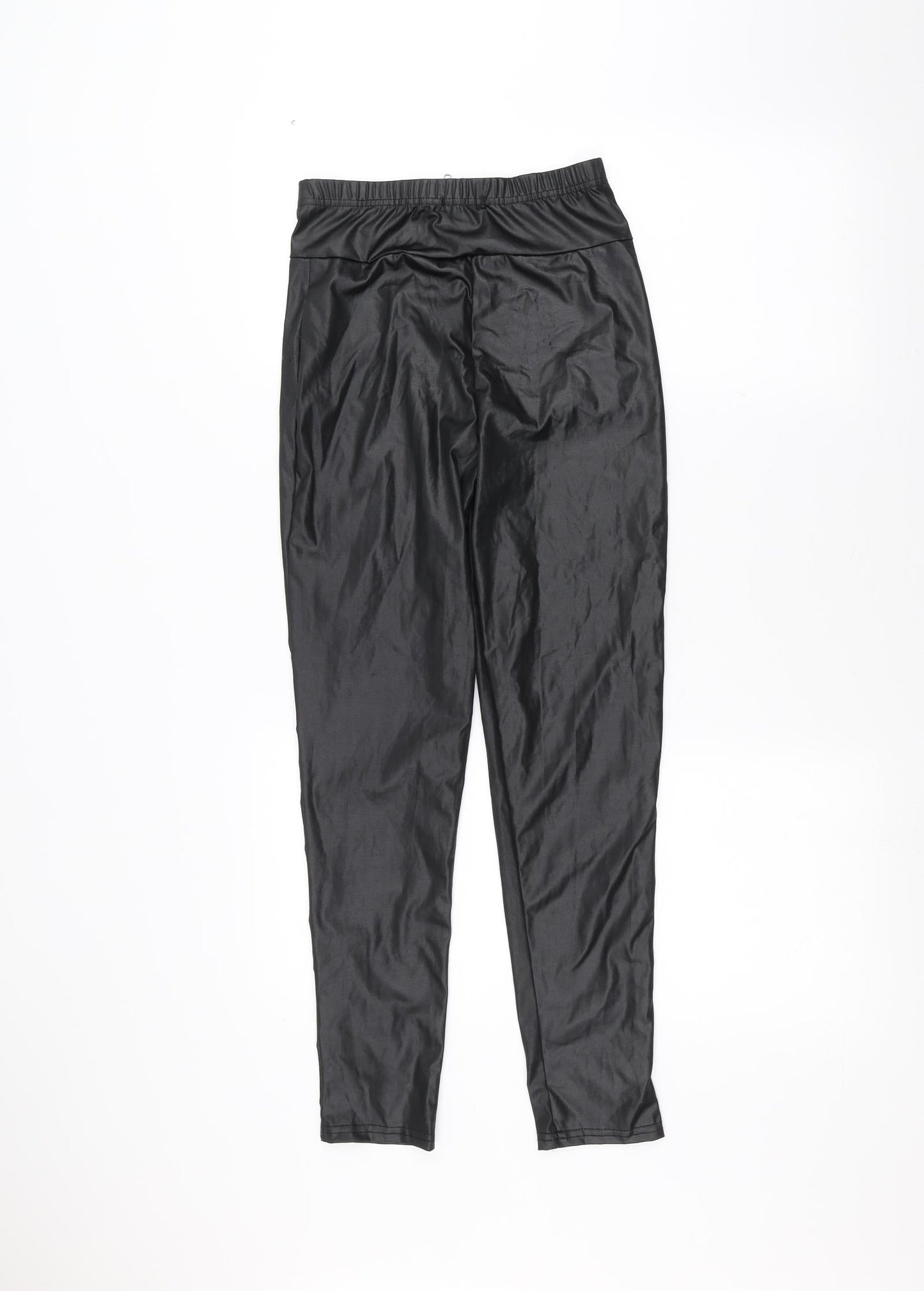 Womens UK Size 6 Boohoo Regular Fit  Black Trousers