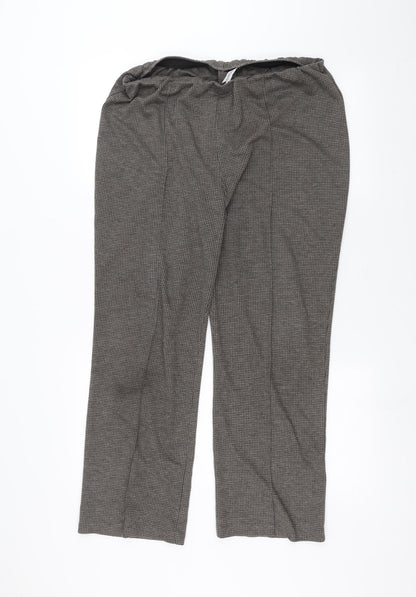 Bonmarché Womens Brown   Trousers  Size 16 L24 in