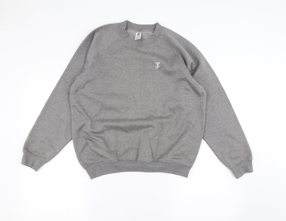 Truetex Mens Grey   Pullover Jumper Size M
