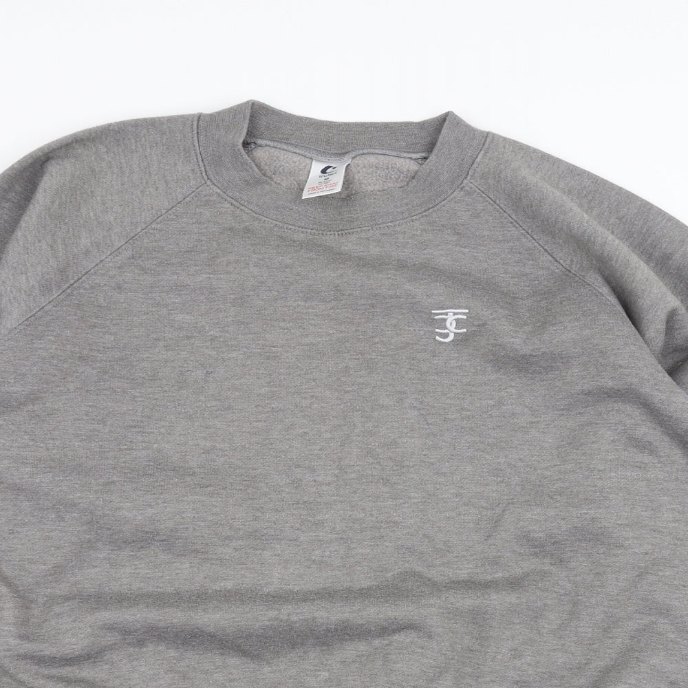 Truetex Mens Grey   Pullover Jumper Size M